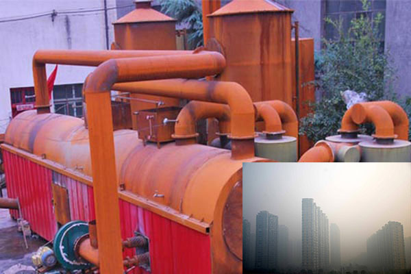 The carbonization machine helps in reducing straw burning and easing the haze weather