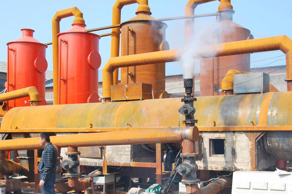 Bamboo charcoal making machine