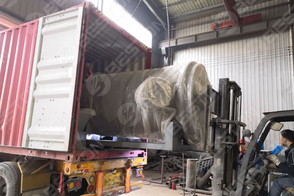 Shipping Details of BST-20 Carbonizer Machien to Turkey